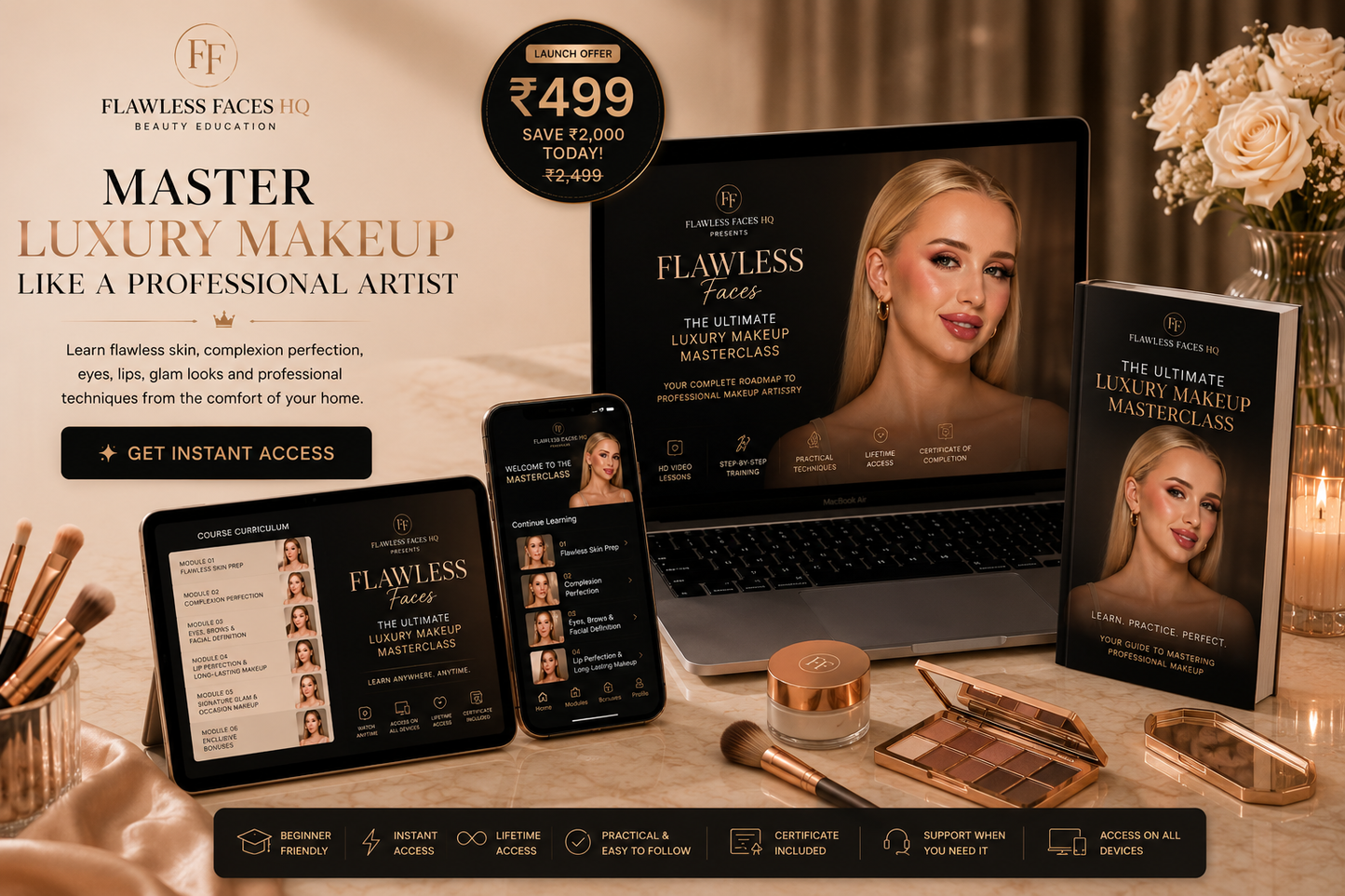 Flawless Faces HQ™ | Professional Makeup Masterclass (Digital PDF)